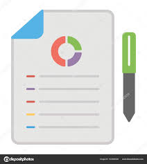 Pie Chart Analysis Flat Design Customer Survey Concept