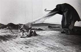 It was at the rene block gallery, new york city in may of 1974. I Like America And America Likes Me 1974 Joseph Beuys Wikiart Org