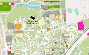 Western Michigan University Campus Map Map, Directions, Parking | Sindecuse Health Center | Western Michigan  University