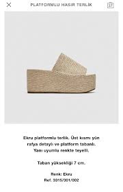 Zara Hasir Terlik 2020 Zara Terlik Renkler