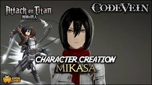 Code Vein Mikasa Character Creation Attack On Titan Youtube Here are our top 10 coolest attack on titan characters!