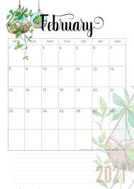 Free Printable February 2021 Calendar Pdf Cute Freebies For You Just click print right from your browser. free printable february 2021 calendar