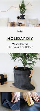 Paraffin wax with a small amount of bayberry wax added. This Diy Waxed Canvas Holder For Your Holiday Tree Can Actually Be Used Year Round Diy Wax Diy Fabric Planter Fabric Planter