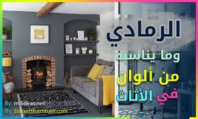 اللون المناسب مع الرمادي في الأثاث colorful furniture furniture home decor
