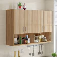 Set a straight 1x3 cleat alongside and just beneath the layout line for the upper cabinets. Simple Kitchen Wall Cabinet Design