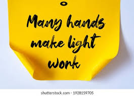 Many Hands Make Light Work Images Stock Photos Vectors Shutterstock