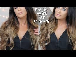 20 dip dye ombre clip in human hair extensions plum into caramel. How To Diy Ombre Balayage Hair Extensions At Home Youtube