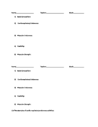 For a long time, we expected too much from athletes — but that is starting to shift. Fitness Quiz Worksheets Teaching Resources Teachers Pay Teachers