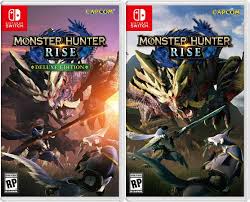 Monster hunter rise is a nintendo switch exclusive that lands on march 26, 2021. Stealth On Twitter The Box Art For Monster Hunter Rise Deluxe Edition Is Slightly Different From The Standard Edition And Takes Place During Sunset Https T Co Ojbdei02gi