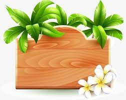 Wood Leaves Indicator Board Png Transparent Clipart Image And Psd File For Free Download Flower Wallpaper Moana Themed Party Colorful Borders Design