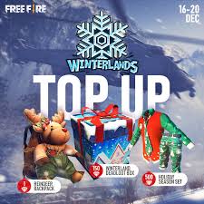 Garena free fire winterlands requires android os version of 34 and up. The Winterlands Top Up Event Has Begun Garena Free Fire Facebook