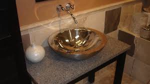 Diy Bathroom Vanity With Vessel Sink Youtube