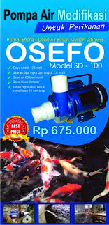 Jual Pompa Air Modifikasi Osefo Agung Yogya Jogja Budidaya Pembenihan Ikan Lele Keboen Ikan