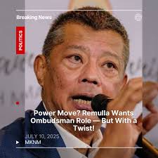 BREAKING: Newly appointed Ombudsman Jesus Crispin “Boying” Remulla  announced in a press conference that he will examine Vice President Sara  Duterte's Statement of Assets, Liabilities, and Net Worth (SALN) for any  possible