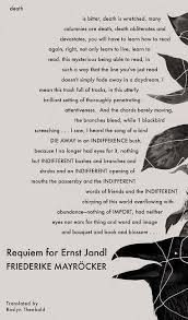 Ernst jandl und friederike mayröcker. Requiem For Ernst Jandl Von Friederike Mayrocker Gebundene Ausgabe Gunstig Kaufen Ebay