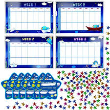 Potty Training Reward Chart With 4x Waterproof Weekly Charts 6x Diploma 600x Colorful Stars Perfect For Multiple Toddlers Motivational Toilet