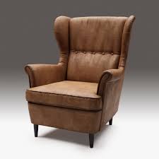 Class up a cozy corner. 3d Strandmon Wing Chair Ikea Turbosquid 1207766
