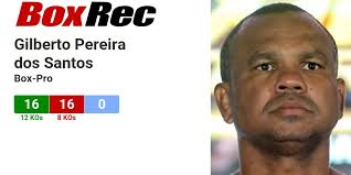BoxRec: Gilberto Pereira dos Santos