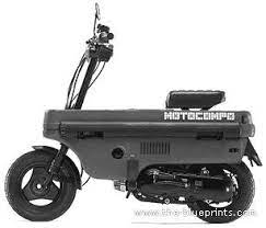 honda ab12 motocompo 1981 ミニバイク 旧車 ウニモグ