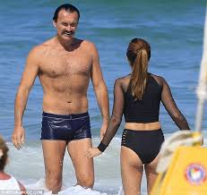 Julian mcmahon is a married person. Julian Mcmahon Takes A Dip With Wife Kelly Paniagua At A Gold Coast Beach Daily Mail Online