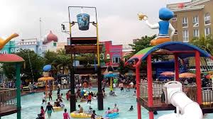 Arena Kolam Renang Aladin Kota Depok Fantasi Waterpark Youtube
