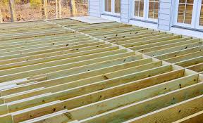 A stringer is a wide board, usually a 2×12, that runs at an angle from the landing pad to the deck framing and supports the treads. How To Build A Deck The Home Depot