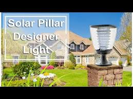 Ifitech Solar Pillar Designer Light With One Day Sun Charge Works For Two Nights Dailyproductreviews Ifitech Solarlight Getep In 2020 Solar Lighting Design Pillars