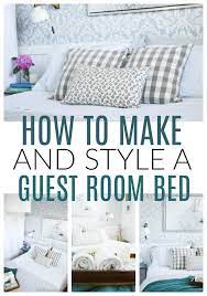 Making The Bed Tips Tricks For The Coziest Bed Ever Guest Room Bed Cozy Guest Rooms Guest Bedding Ideas
