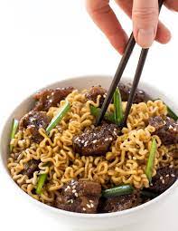 Mongolian Beef Ramen 30 Minute Meal Chef Savvy Recipe Recipes Beef Dinner Beef Recipes