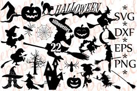 Maybe you would like to learn more about one of these? Halloween Silhouette Svg Halloween Clipart Halloween Bundle Svg By Chilipapers Thehungryjpeg Com