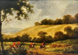 1850's English Fox Hunting Classic ...