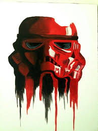Star Wars Stormtrooper Inspired Drip Style Canvas Painting Star Wars Stormtrooper Star Wars R2d2 Star Wars Art