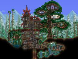 The glass dome encloses an internal forest, while a lava moat below ground keeps the earthworms at bay. 94 Best Terraria Base Inspiration Images On Pinterest Terraria Terrariums And Backgrounds Cute766