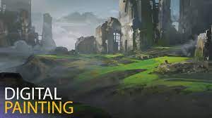 The artist will most likely respond to a request within the same day. Sketching A Fantasy Landscape Digital Painting Time Lapse Youtube
