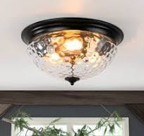 Glass Ceiling Lights | Farmhouze Light |Semi Flush Mount ...