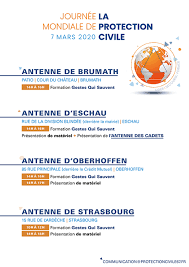 Crédit mutuel is a major french bank, with headquarters in strasbourg, alsace. Journee Mondiale De La Protection Civile Commune D Eschau
