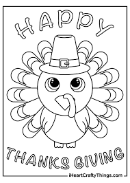 These alphabet coloring sheets will help little ones identify uppercase and lowercase versions of each letter. Cute Thanksgiving Turkey Coloring Pages Updated 2021