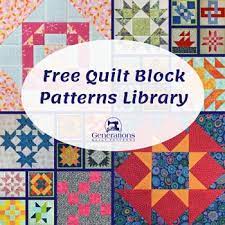 Free quilts patterns | riley blake designs ; Free Quilt Block Patterns Library