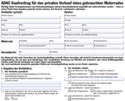 Der adac kaufvertrag für den privaten verkauf eines gebrauchten kraftfahrzeuges steht hier zum download bereit für beide vertragspartner ist es hilfreich, das auto durch den adac prüfen zu lassen. Kaufvertrag Motorrad Fur Privat Muster Vorlage Kostenlos