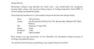 Surat Lamaran Kerja Non Formal Surat Lamaran Kerja Umum Surat Lamaran Kerja Bank Surat Lamaran Kerja Terbaru Pengertian Surat Lamaran Pimpinan Kerja Surat