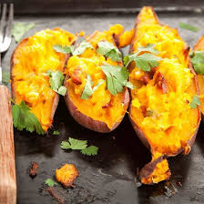 Patates Douces Farcies Recette Chips De Patate Douce Recette Patate Douce Patates Douces Farcies
