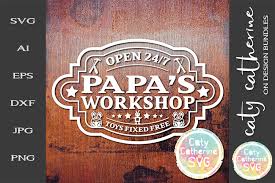 Download free svg icons and use them in your projects. Papa S Workshop Open 247 Toys Fixed Free Svg Cut File 267079 Svgs Design Bundles