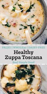 Healthy Zuppa Toscana Paleo Whole30 Keto Recipe In 2020 Dairy Free Soup Dairy Free Soup Recipe Dairy Free
