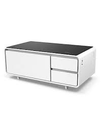 Sobro Smart Storage Coffee Table With Refrigerated Drawer Reviews Furniture Macy S Coffee Table With Storage Smart Storage Stylish Coffee Table