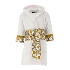 Find many great new & used options and get the best deals for versace bademantel bathrobe accappatoio peignoir albornoz gr. Versace Home Kids Barocco Robe Bademantel Mit Kapuze Weiss 4 Jahre Kaufen Amara