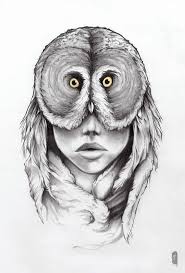 Nice Lips Spirit Animal Art Animal Art Owls Drawing