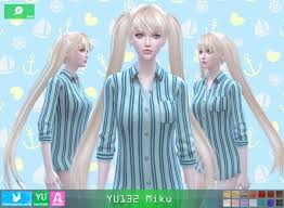 Thankfully, you can expand the sims 4 for free using mods and custom. Yu132 Miku Hair Free At Newsea Sims 4 Sims 4 Updates