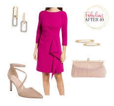 Its beauty lies in its simplicity and modesty and is a good choice for a bridal guest outfit depending on the type of wedding. What To Wear To A Wedding Reception Over 40