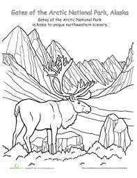 Celebrate National Parks Coloring Pages National Parks Drawing For Kids