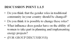 Concepts In Gender And Energy By Sabina Anokye